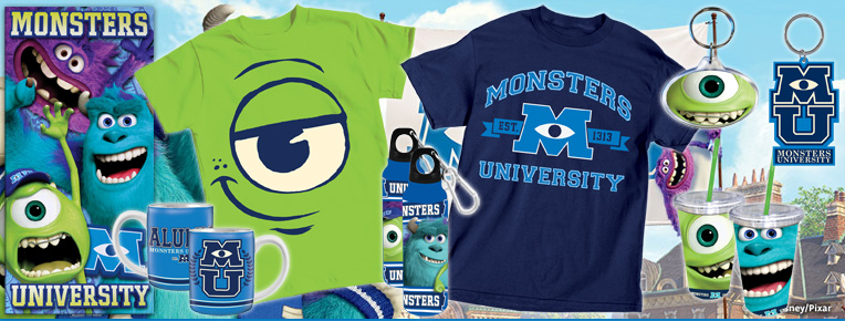 Monsters University Products Banner