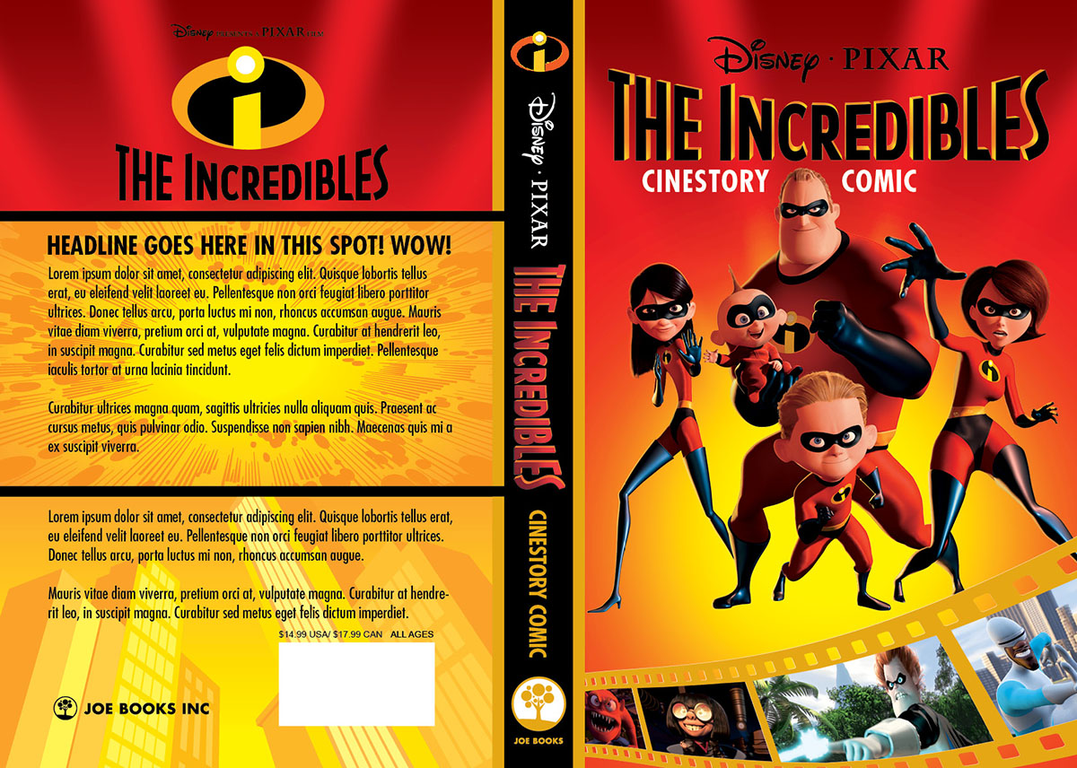 Incredibles CineStory Cover alternate