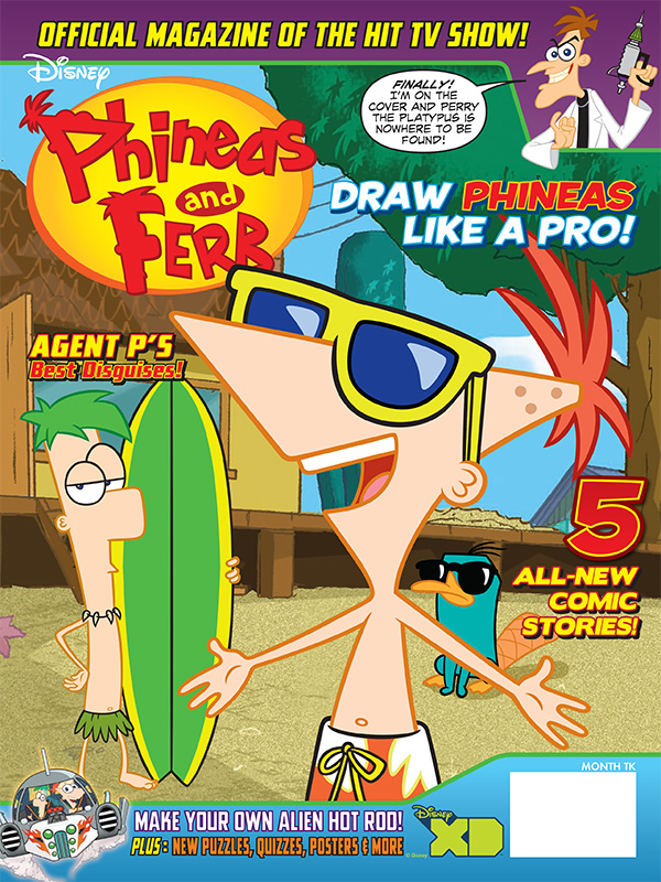 Phineas & Ferb Magazine #14 cover