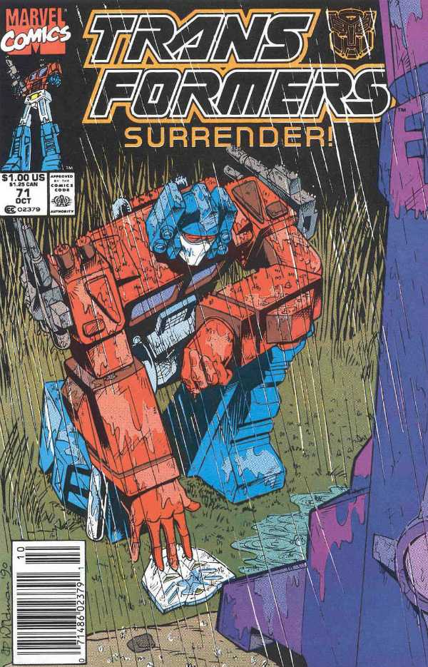 Transformers vol. 1 #71 cover